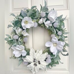 Chic Handcrafted Winter Wreath